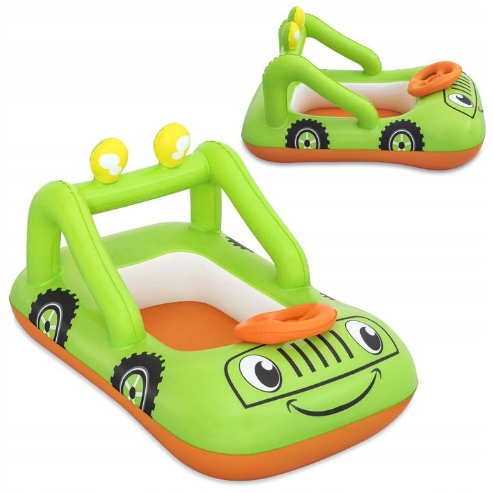 BESTWAY Barca gonflabila pentru copii 92 x 61 cm Smiling Car Verde