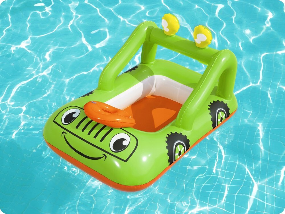 BESTWAY Barca gonflabila pentru copii 92 x 61 cm Smiling Car Verde