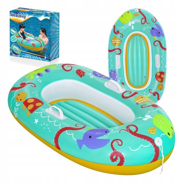 BESTWAY Barca gonflabila pentru copii cu manere 119 x 79 cm