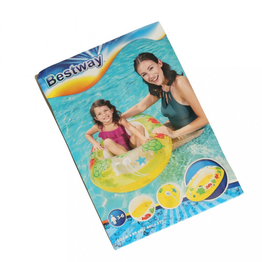 BESTWAY Barcuta pentru copii 102x69cm Galbena