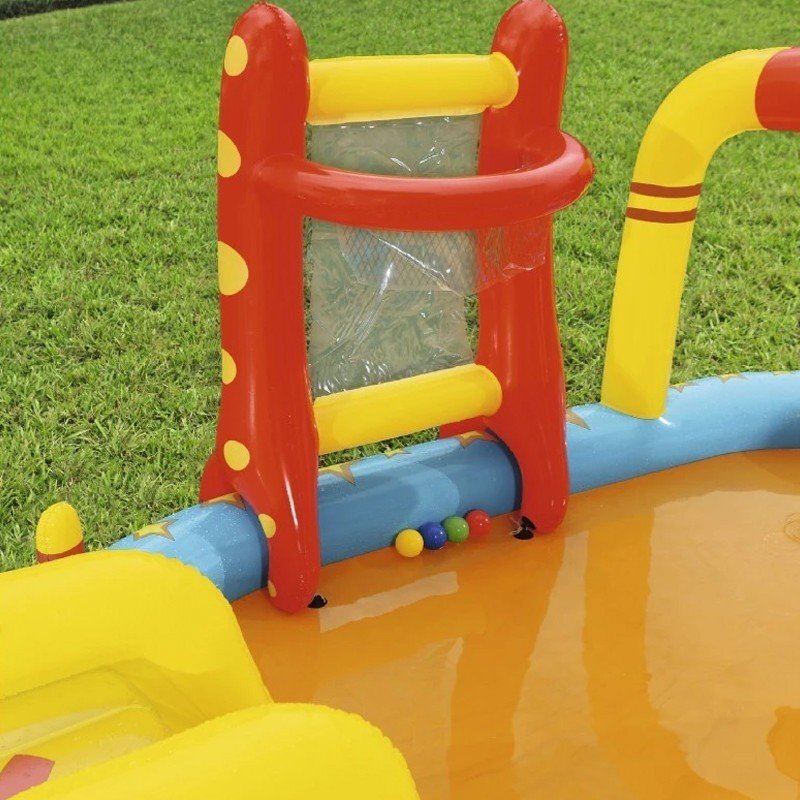 BESTWAY Centru de joaca acvatic pentru copii multiple jocuri piscina tobogan 435x213x117 cm