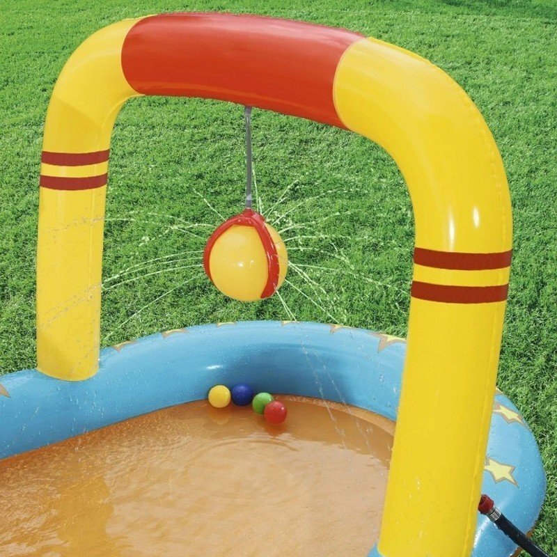 BESTWAY Centru de joaca acvatic pentru copii multiple jocuri piscina tobogan 435x213x117 cm