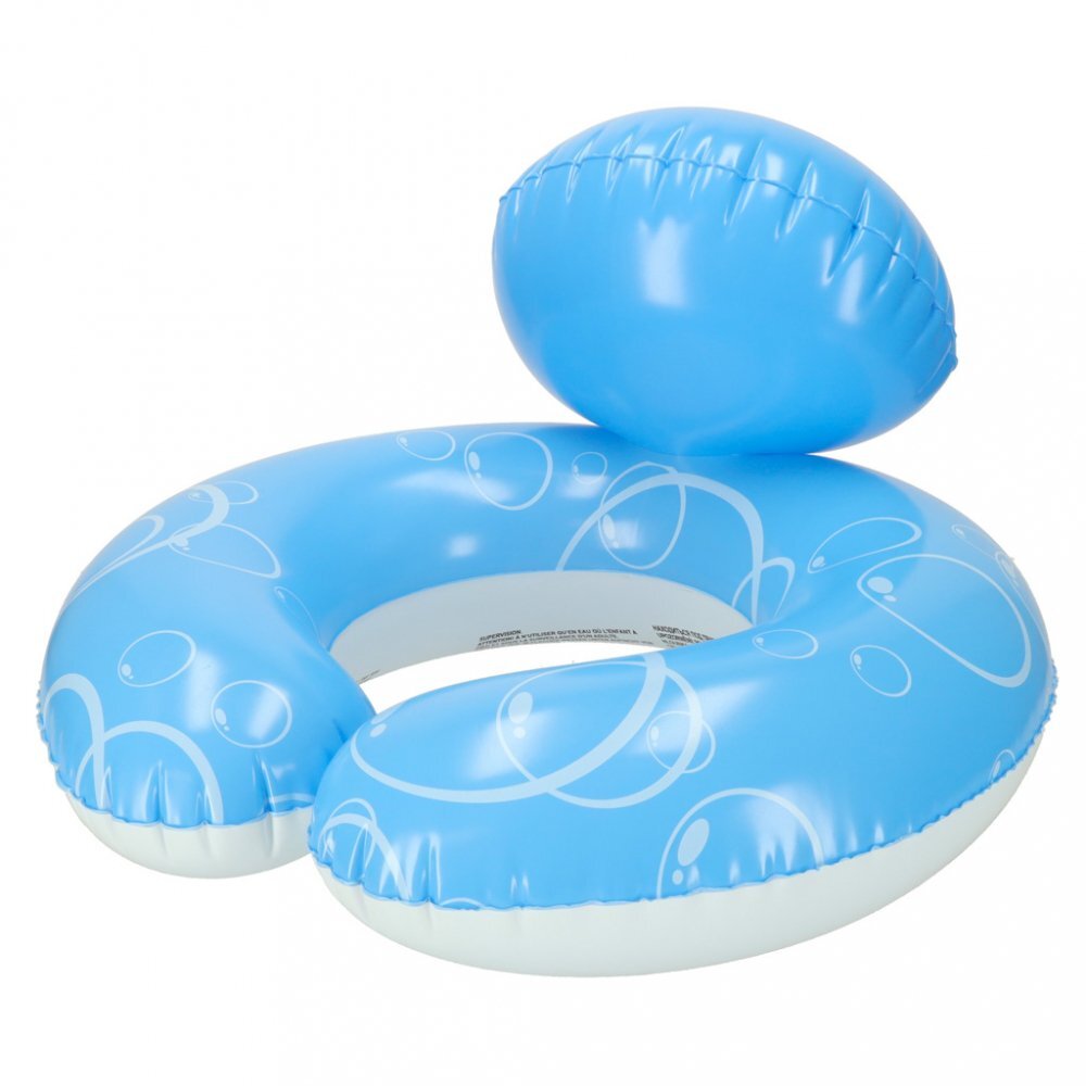 BESTWAY Colac de inot gonflabil pentru copii 50 x 46 cm model Blue Pinguin