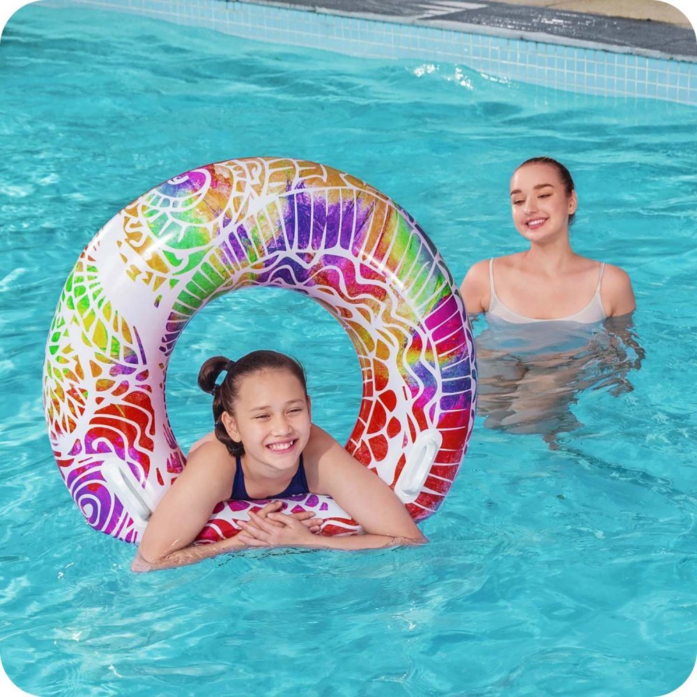 BESTWAY Colac gonflabil cu manere 91 cm Rosu