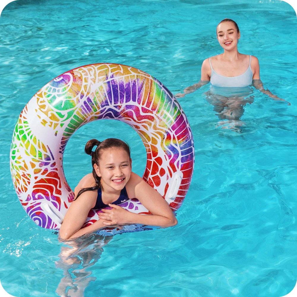 BESTWAY Colac gonflabil cu manere 91 cm Rosu