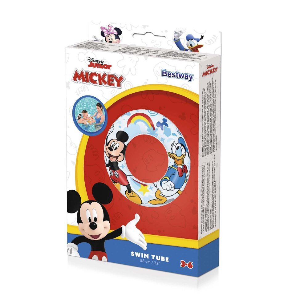 BESTWAY Colac gonflabil pentru inot 56 cm Mickey and Donald