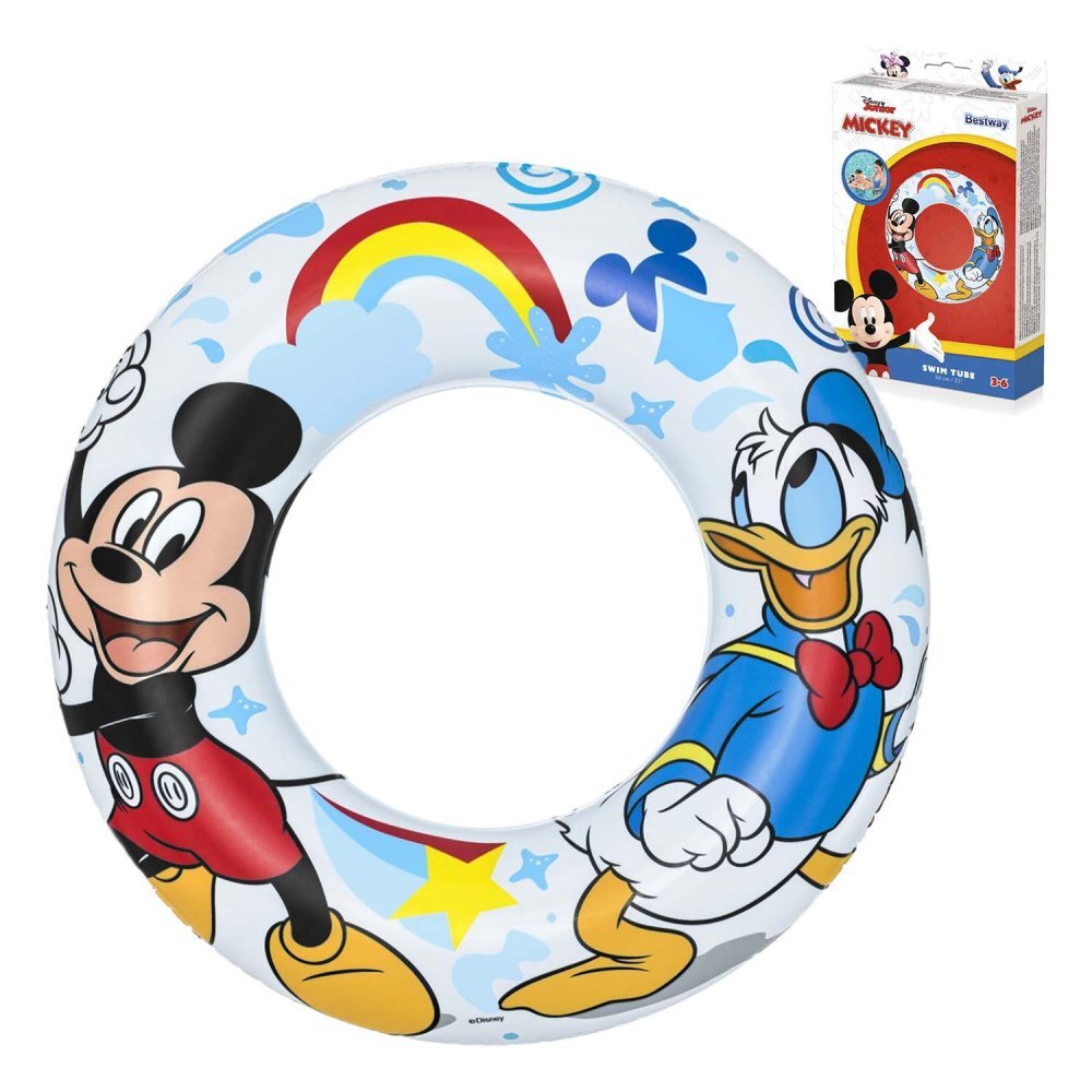 BESTWAY Colac gonflabil pentru inot 56 cm Mickey and Donald