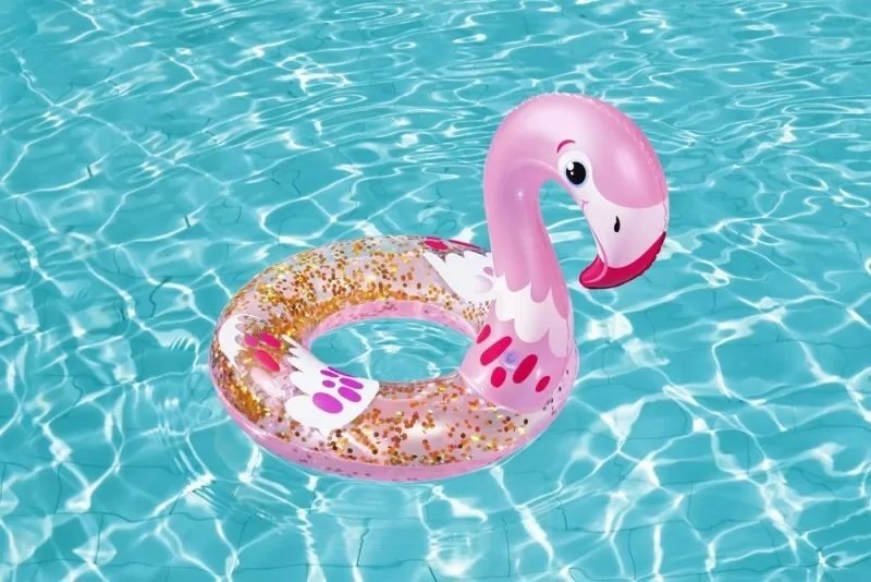 BESTWAY Colac gonflabil pentru inot copii 3-6 ani 61x61 cm forma de Flamingo