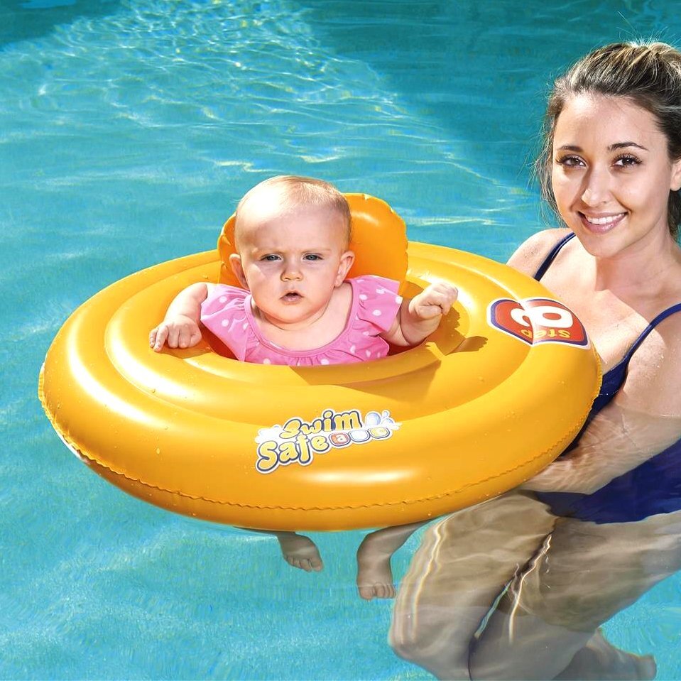 BESTWAY Colac gonflabil rotund pentru bebelusi 69 cm Swim Safe
