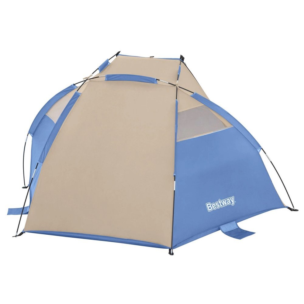 BESTWAY Cort de plaja Ramble X2 100x200x100cm Model pliabil Material poliester rezistent Buzunar pentru accesorii Geanta transport inclusa
