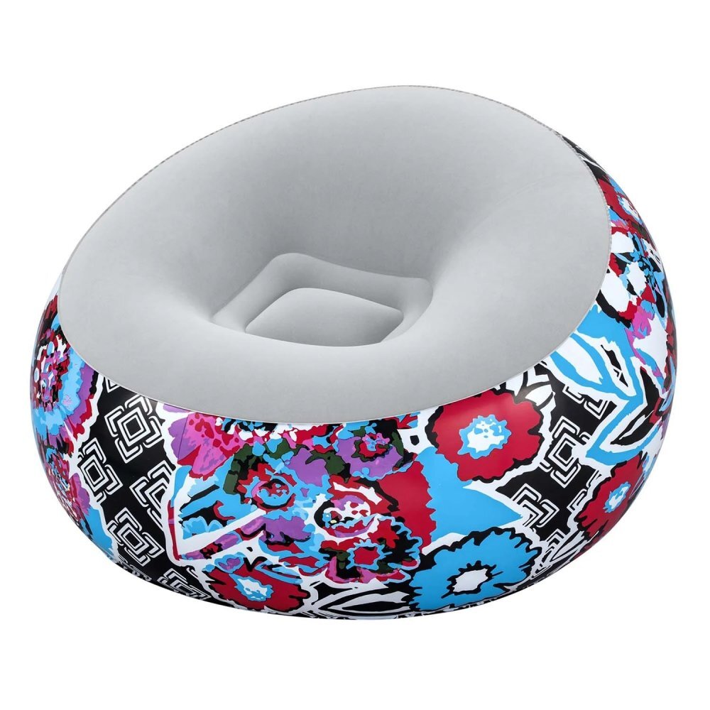 BESTWAY Fotoliu gonflabil pentru interiorexterior Graffiti 112x112x66 cmMaterial PVC confortabil si rezistent Suprafata din catifea placuta la atingere Doua camere de aer