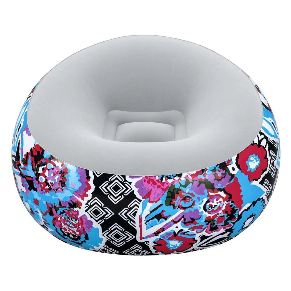 BESTWAY Fotoliu gonflabil pentru interiorexterior Graffiti 112x112x66 cmMaterial PVC confortabil si rezistent Suprafata din catifea placuta la atingere Doua camere de aer