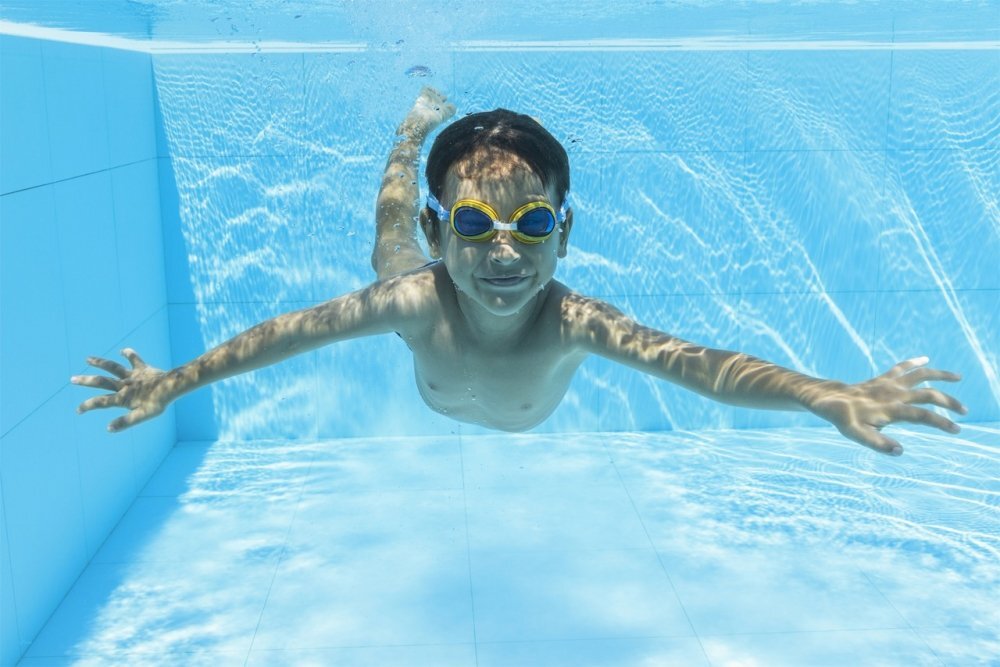 BESTWAY Ochelari de inot pentru copii Blue