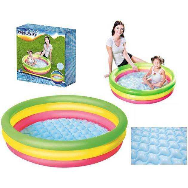 BESTWAY Piscina gonflabila cu 3 inele 102x25cm