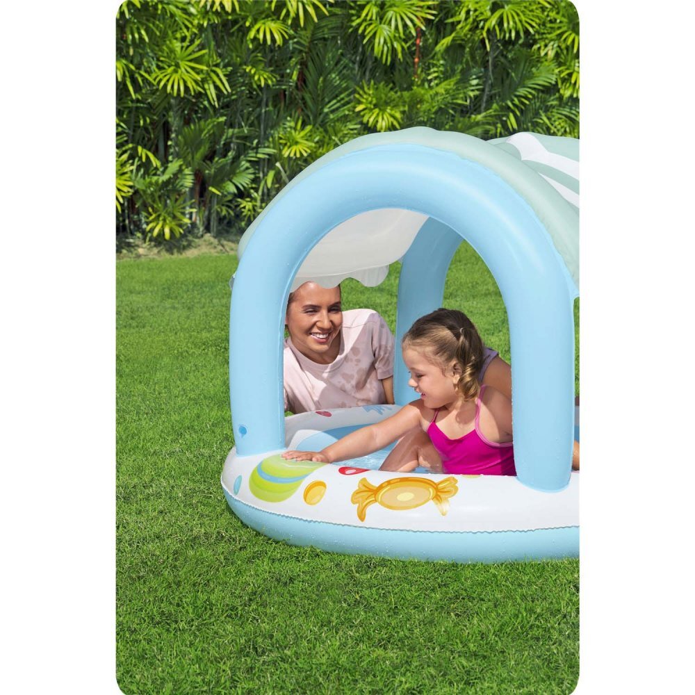 BESTWAY Piscina gonflabila cu parasolar House