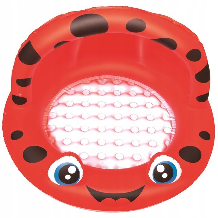 BESTWAY Piscina gonflabila cu parasolar Smile Rosu