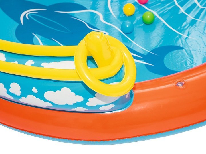 BESTWAY Piscina gonflabila cu tobogan stropitori si cos