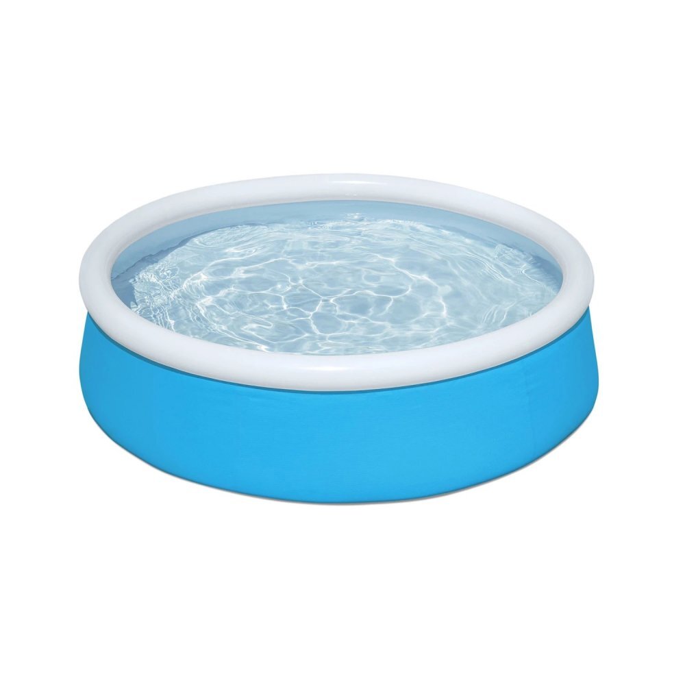 BESTWAY Piscina gonflabila Fast Set Pool Albastru Dimensiune 152x38 cm Material PVC rezistent Capacitate 477 litri Patch reparatie inclus