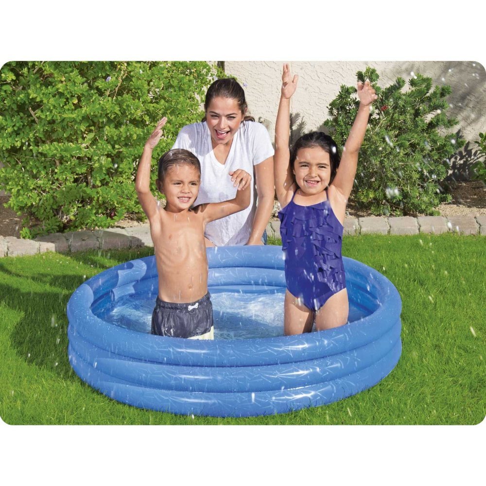 BESTWAY Piscina gonflabila pentru copii 122 x 25 cm Albastru