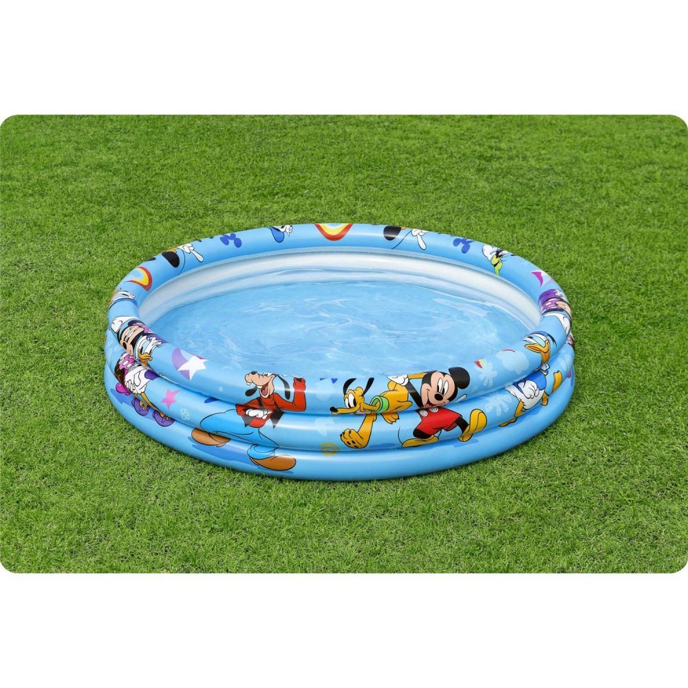 BESTWAY Piscina gonflabila pentru copii 2 ani+ Mickey Mouse 122 x 25 cm 140 litri