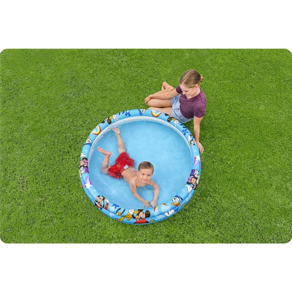 BESTWAY Piscina gonflabila pentru copii 2 ani+ Mickey Mouse 122 x 25 cm 140 litri