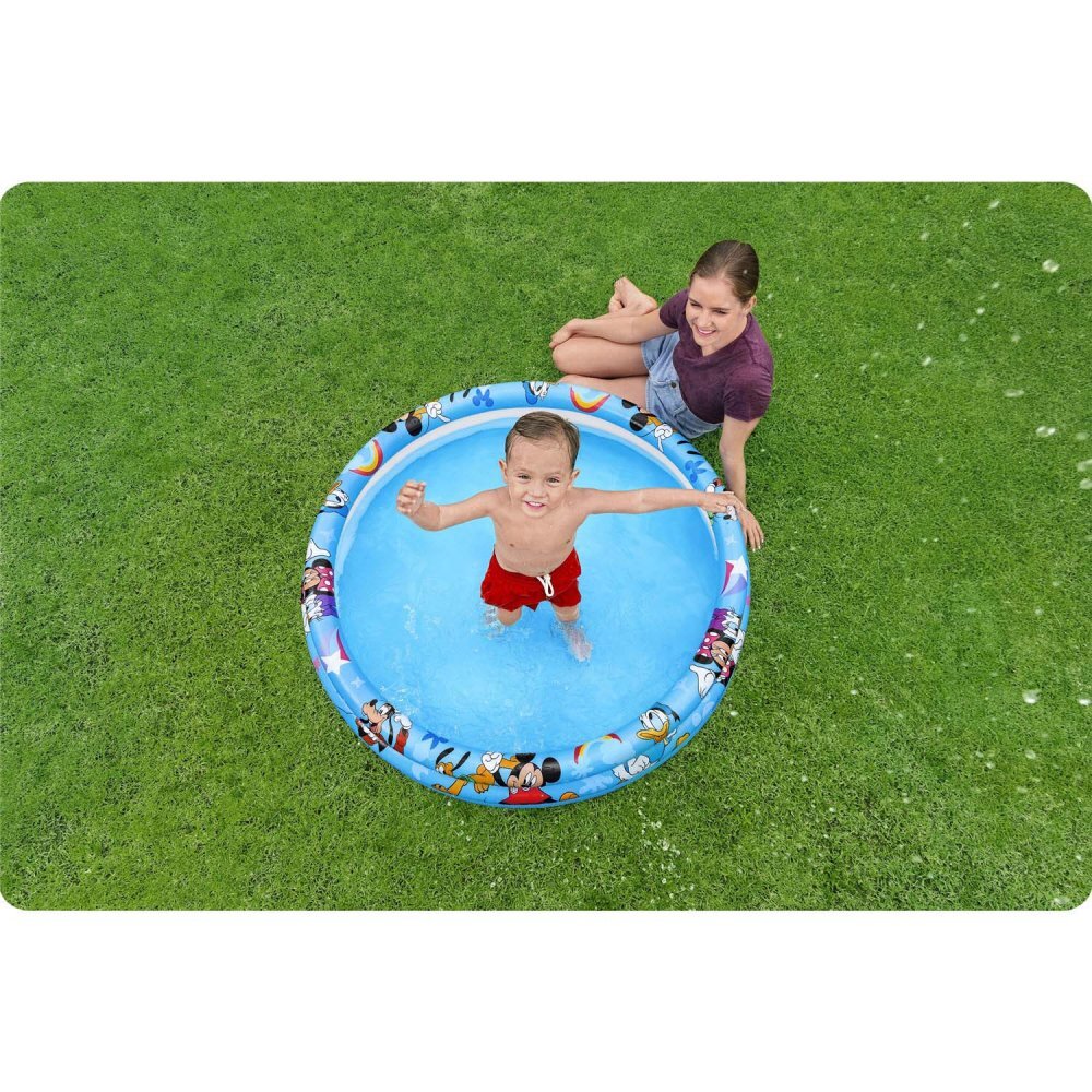 BESTWAY Piscina gonflabila pentru copii 2 ani+ Mickey Mouse 122 x 25 cm 140 litri