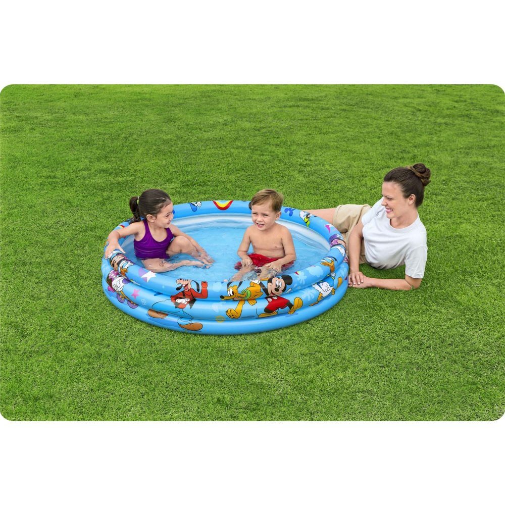 BESTWAY Piscina gonflabila pentru copii 2 ani+ Mickey Mouse 122 x 25 cm 140 litri