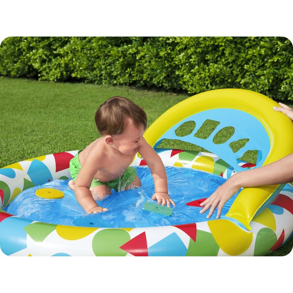BESTWAY Piscina gonflabila pentru copii cu panou sortare forme si culori