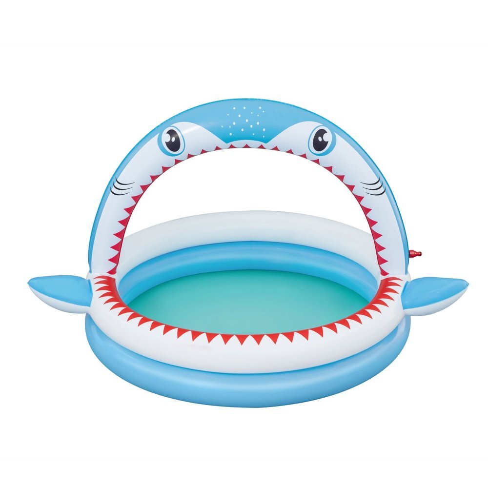 BESTWAY Piscina gonflabila pentru copii cu stropitoare 163x127x92 cm Shark