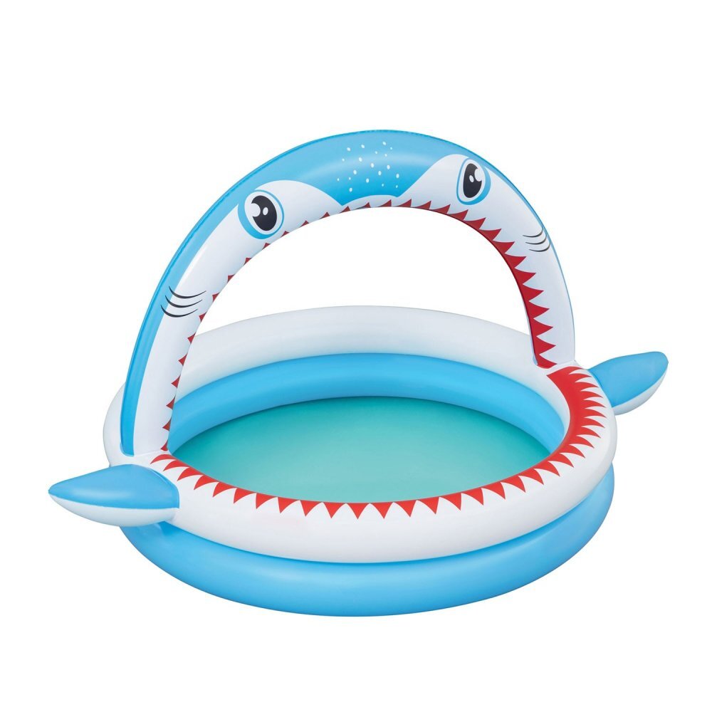 BESTWAY Piscina gonflabila pentru copii cu stropitoare 163x127x92 cm Shark