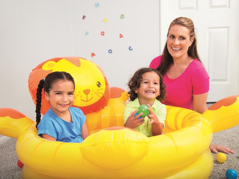 BESTWAY Piscina gonflabila pentru copii Leu cu 50bile incluse