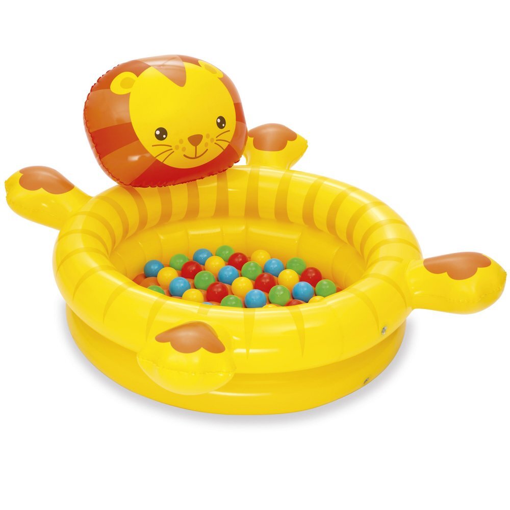 BESTWAY Piscina gonflabila pentru copii Leu cu 50bile incluse