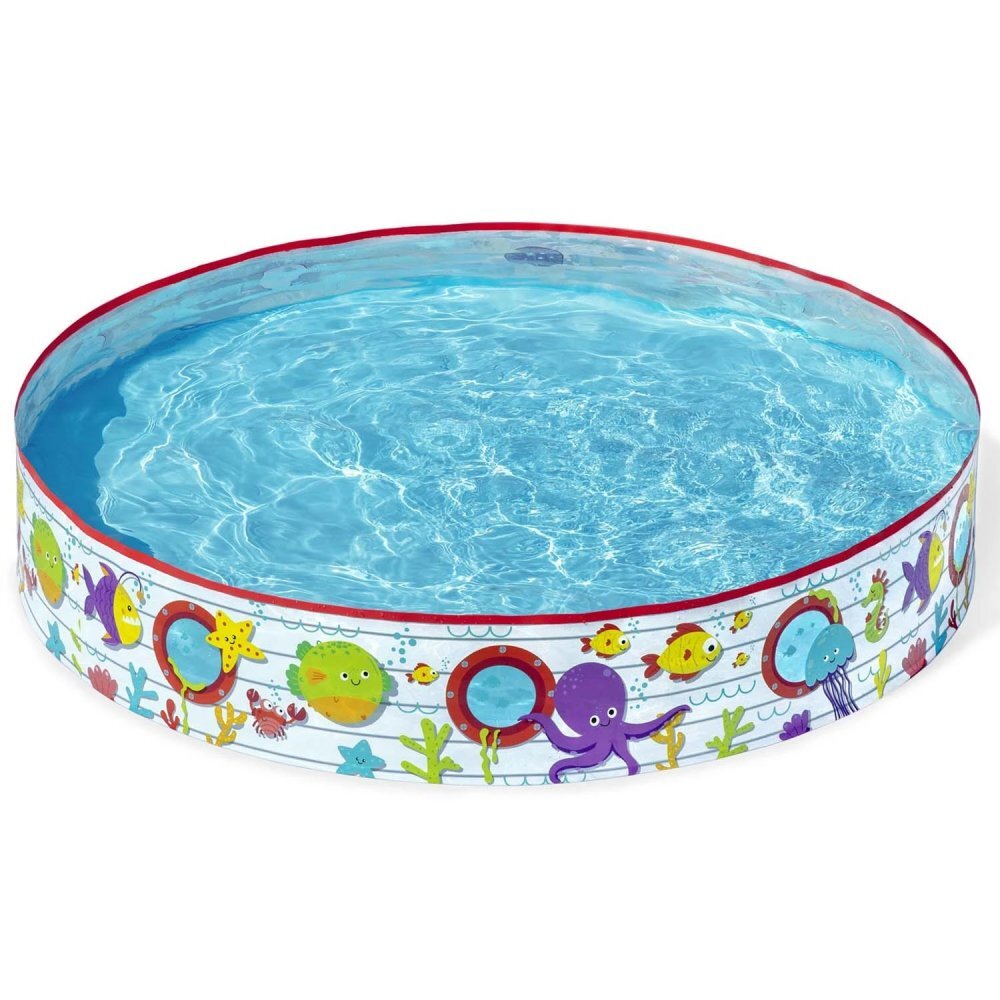 BESTWAY Piscina pentru gradina Fill and Fun Fish 152x25 cm 435 litri
