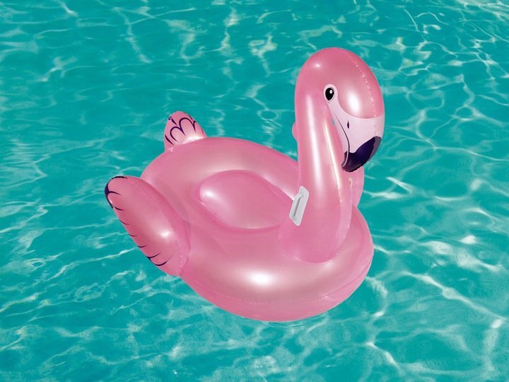 BESTWAY Saltea gonflabila cu manere 127 cm Flamingo Roz
