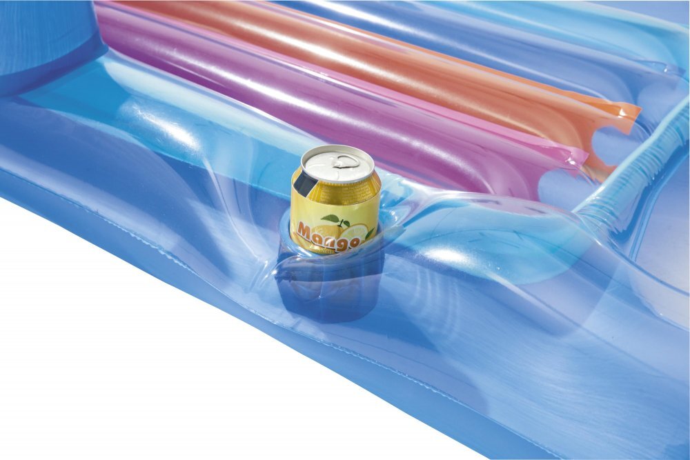 BESTWAY Saltea gonflabila cu spatar tip fotoliu 161 x 84 cm Blue