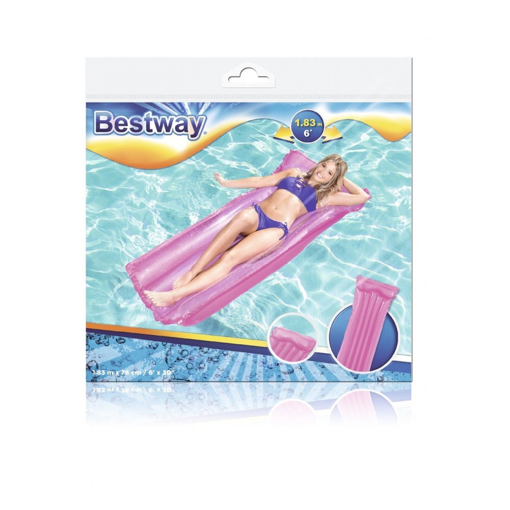 BESTWAY Saltea gonflabila pentru inot 183 x 76 cm Pink