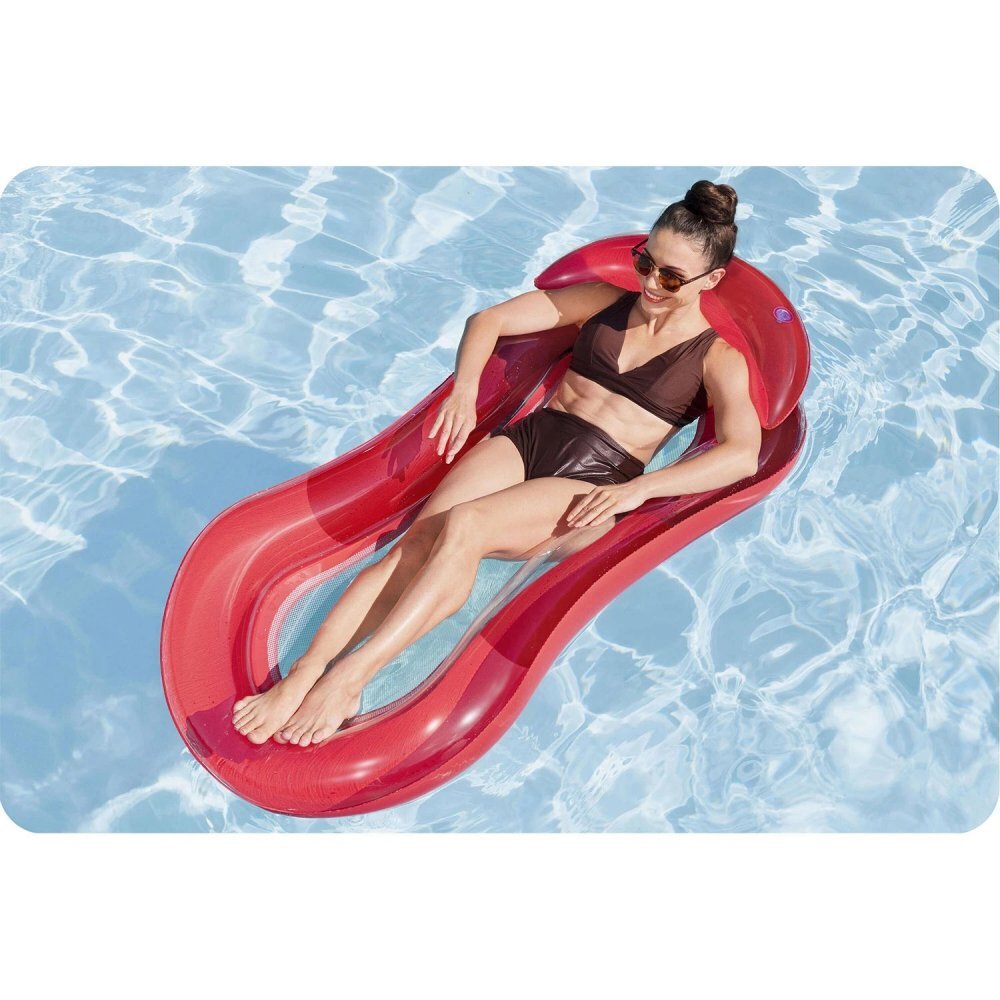 BESTWAY Saltea gonflabila Red 160x84 cm Material PVC durabil Spatar si cotiere confortabile Baza din plasa cu uscare rapida