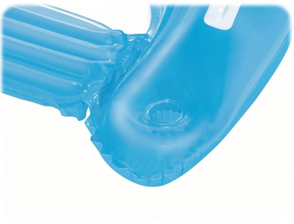 BESTWAY Saltea gonflabila tip Fotoliu Blue 152x99 cm cu spatarManere de sustinereSuport pentru paharcrema