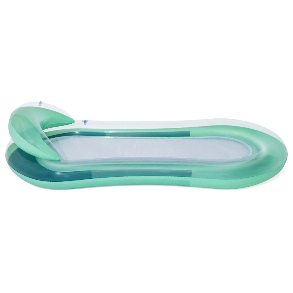 BESTWAY Saltea gonflabila Turcoaz 160x84 cm Material PVC durabil Spatar si cotiere confortabile Baza din plasa cu uscare rapida