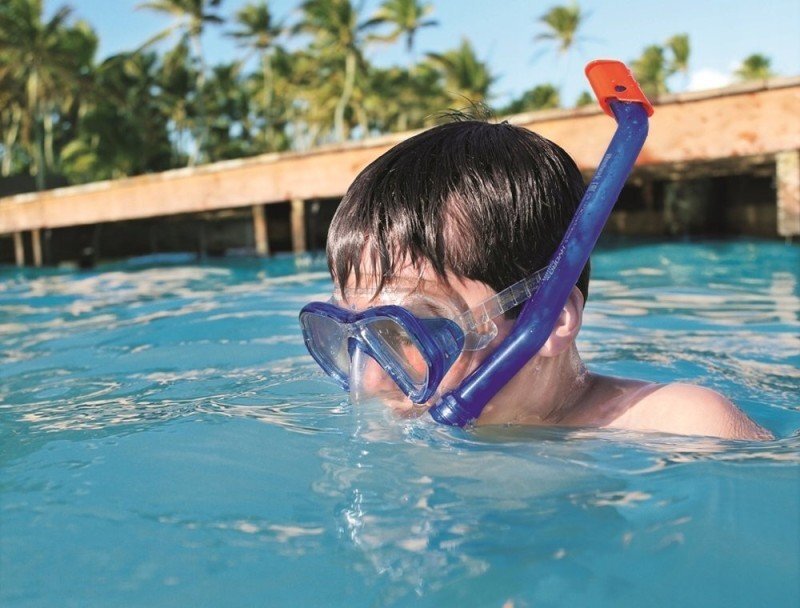 BESTWAY Set snorkeling pentru scufundari copii Albastru