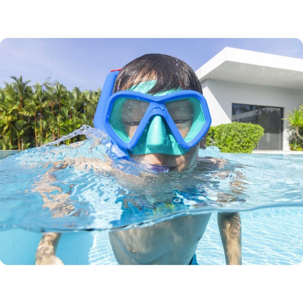 BESTWAY Set snorkeling pentru scufundari copii Albastru