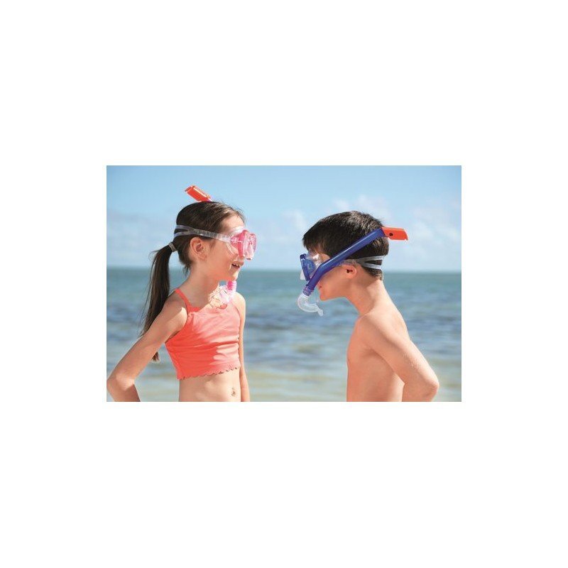 BESTWAY Set snorkeling pentru scufundari copii Roz