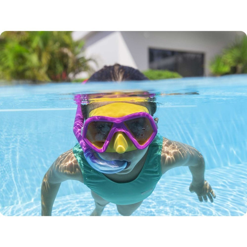 BESTWAY Set snorkeling pentru scufundari copii Roz