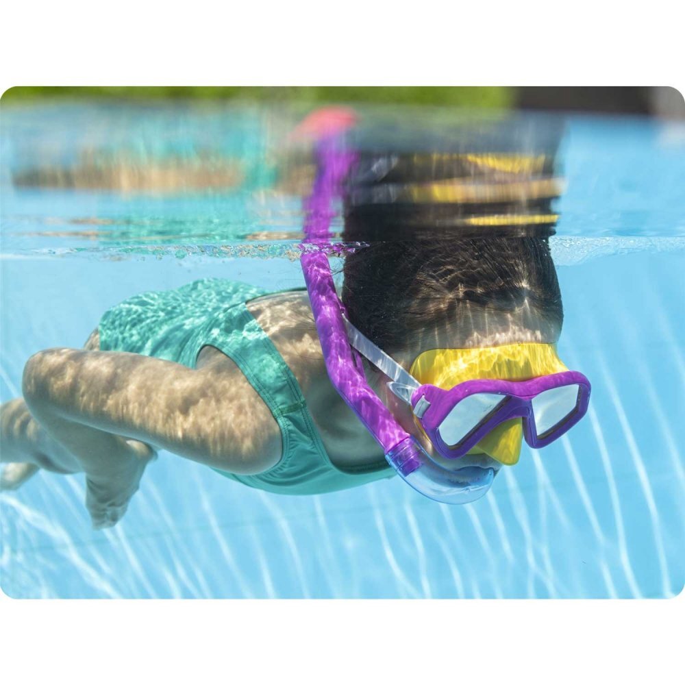 BESTWAY Set snorkeling pentru scufundari copii Roz