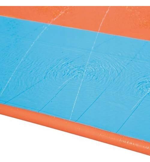BESTWAY Tobogan de apa cu pista dubla de alunecare 448 cm BlueOrange