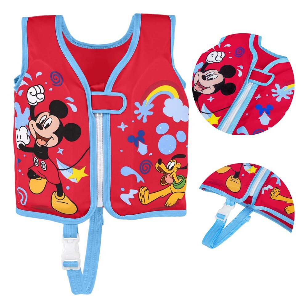 BESTWAY Vesta de inot flotabila pentru copii 1-3 ani Mickey Mouse cu protectie UV UPF 50+