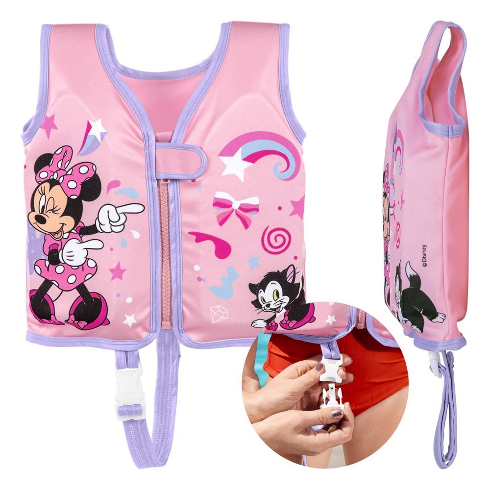 BESTWAY Vesta de inot flotabila pentru copii 1-3 ani Minnie Mouse cu protectie UV UPF 50+