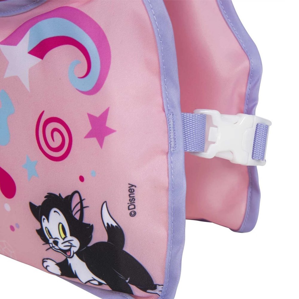 BESTWAY Vesta invatare inot copii Minnie Mouse cu maneci incorporate cu Umplutura din spuma flotabila Recomandata intre 3-6 ani Fixare cu centuri reglabile