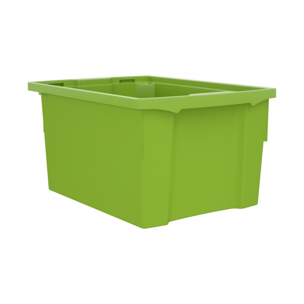Betzold Cutie de depozitare stivuibila pentru scoala si gradinita marimea L verde