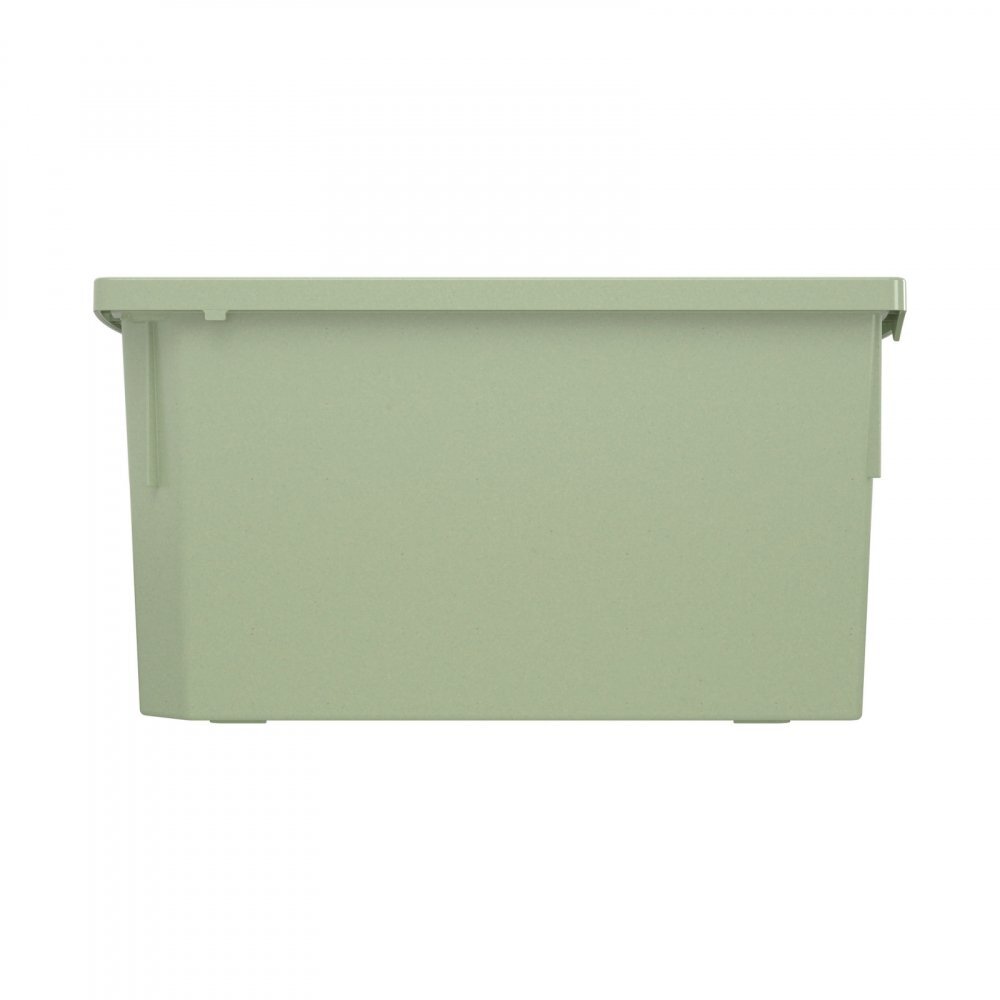 Betzold Cutie de depozitare stivuibila pentru scoala si gradinita marimea L verde pastel